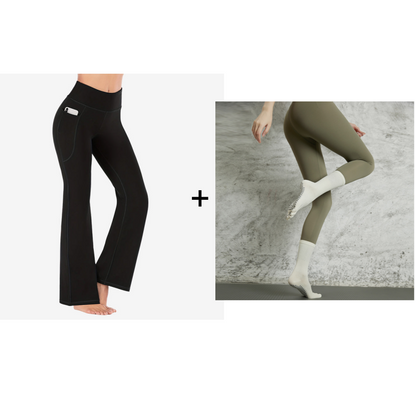 🔥Ultra Sculpt High Waisted Tummy Control Flare Leggings