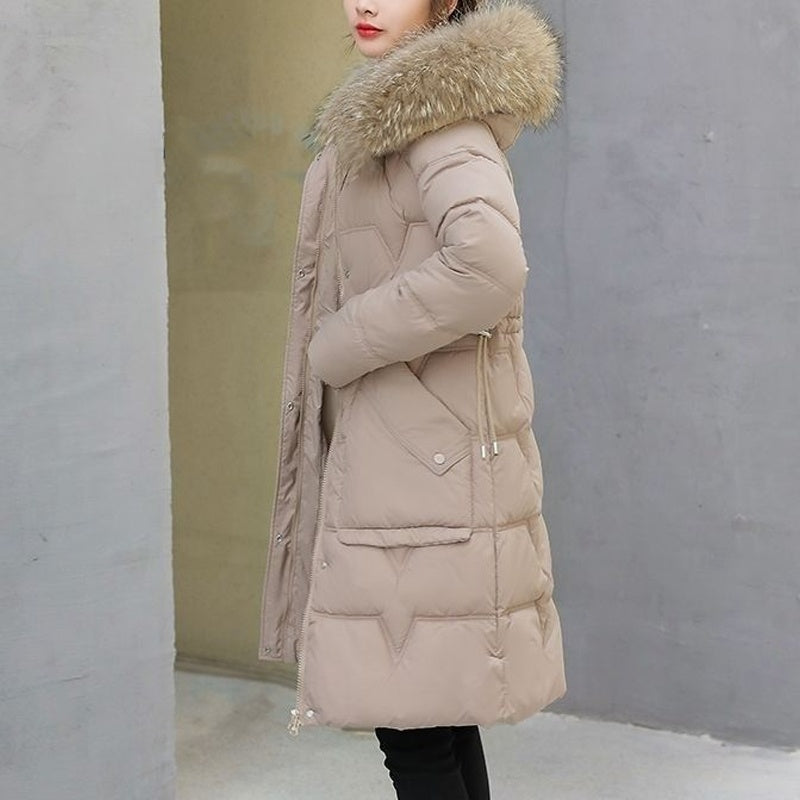 ⏳Limited-time 50% off⏰Women's Windproof Quilted Long Winter Coat🧥