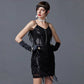 Women's Sequin Fringe Party Dress