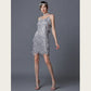 Women's Sequin Fringe Party Dress