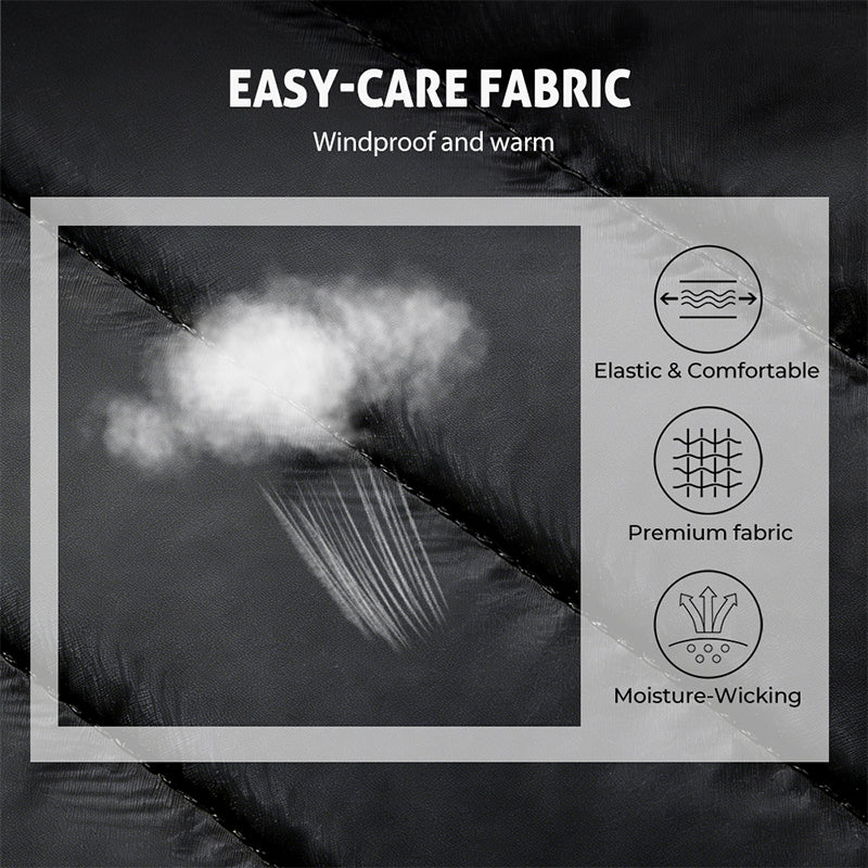 Solid Color Warm Lightweight Cotton Jacket