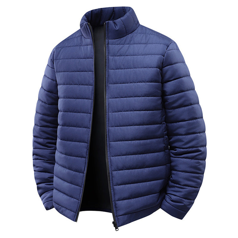 Solid Color Warm Lightweight Cotton Jacket