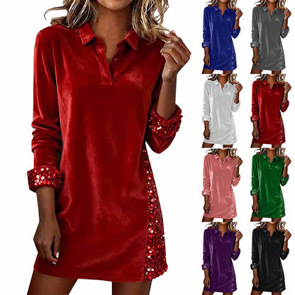 Women’s Stylish Sequin Embellished Dress