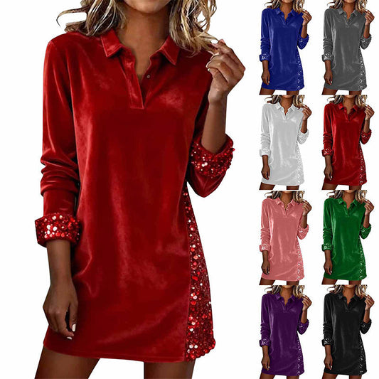 Women’s Stylish Sequin Embellished Dress
