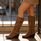 Women's Autumn Suede Wedge Boots
