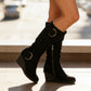 Women's Autumn Suede Wedge Boots