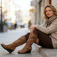 Women's Autumn Suede Wedge Boots