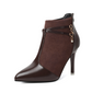 Elegant Pointed-Toe Stiletto Ankle Boots