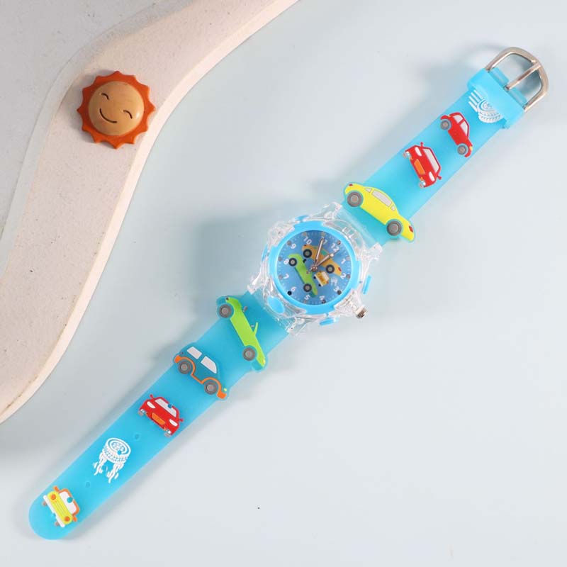 3D Cartoon Luminous Watch for Kids