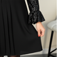 Women's Sequin Flared Sleeves Dress
