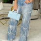 Women's Sequin Tassels Jeans