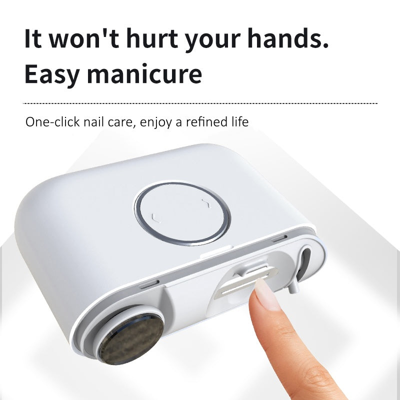 2-in-1 Rechargeable Electric Nail Clipper & Polisher