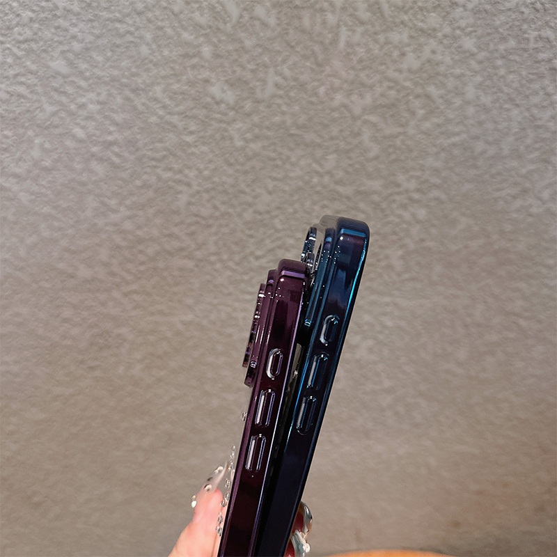 Transparent Dandelion Rhinestone iPhone Case