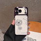 Transparent Dandelion Rhinestone iPhone Case