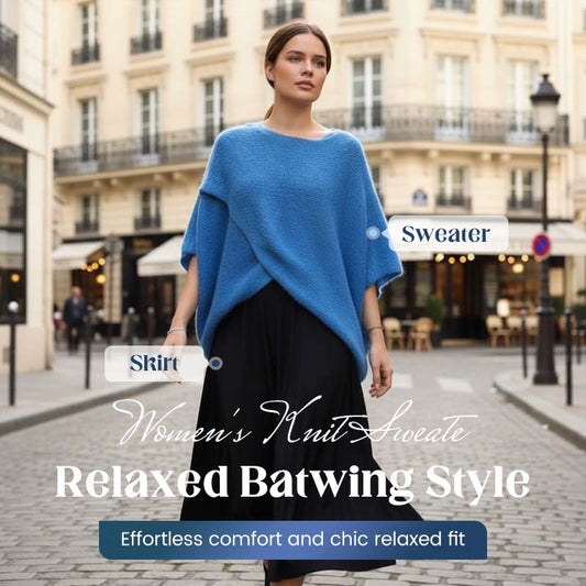 Women's Batwing Sleeve Knit Sweater