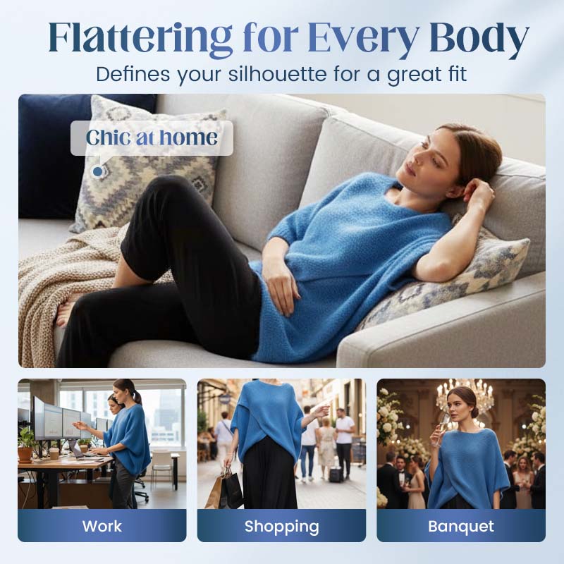 Women's Batwing Sleeve Knit Sweater