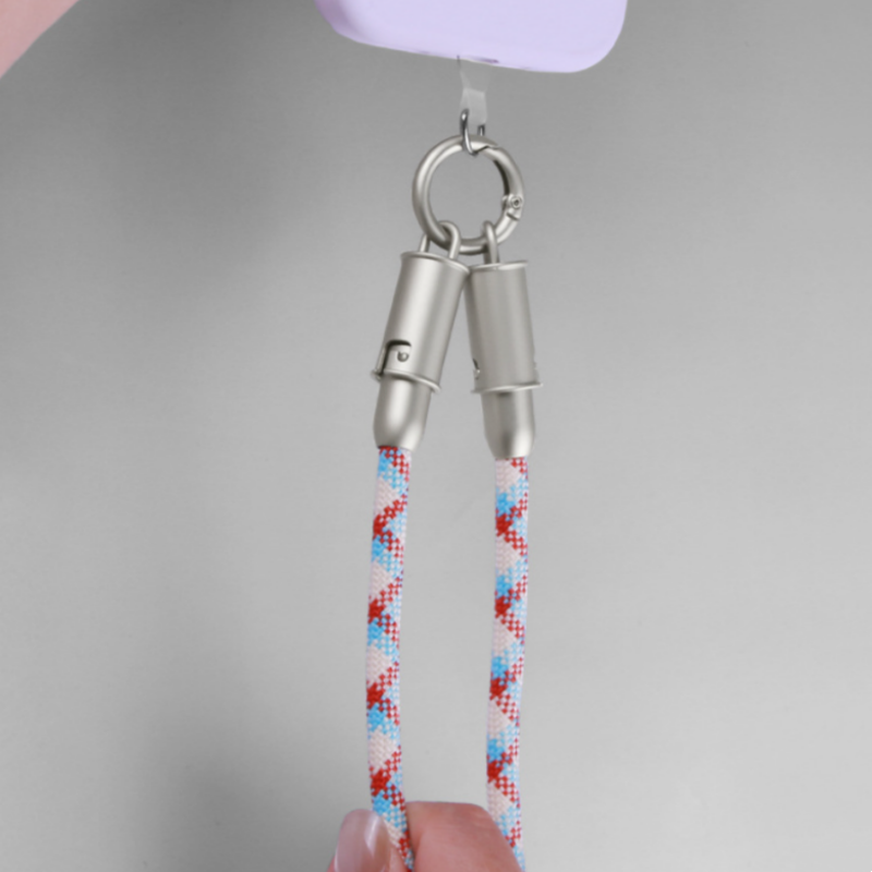 2-in-1 Phone Lanyard with Built-in Charging Cable