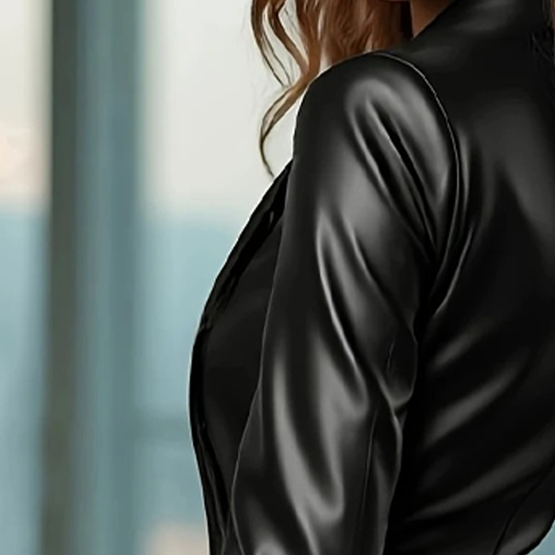 Women’s Long Sleeve V-Neck Bodycon Midi Dress