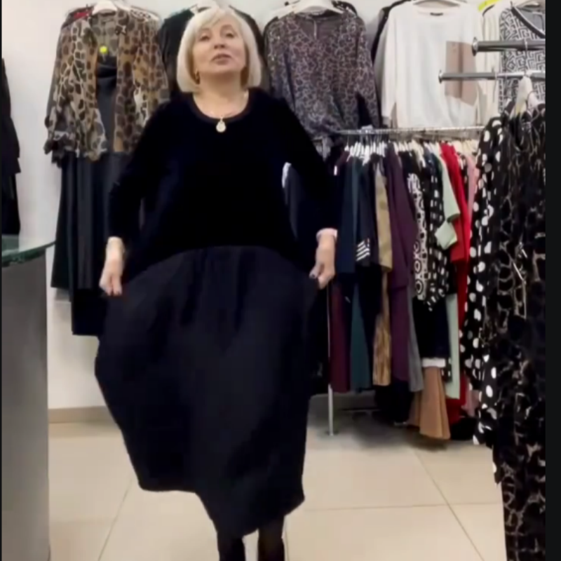 Women's Casual Fashion Patchwork Dress