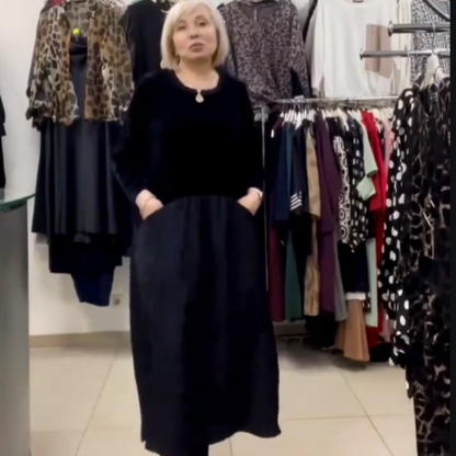 Women's Casual Fashion Patchwork Dress