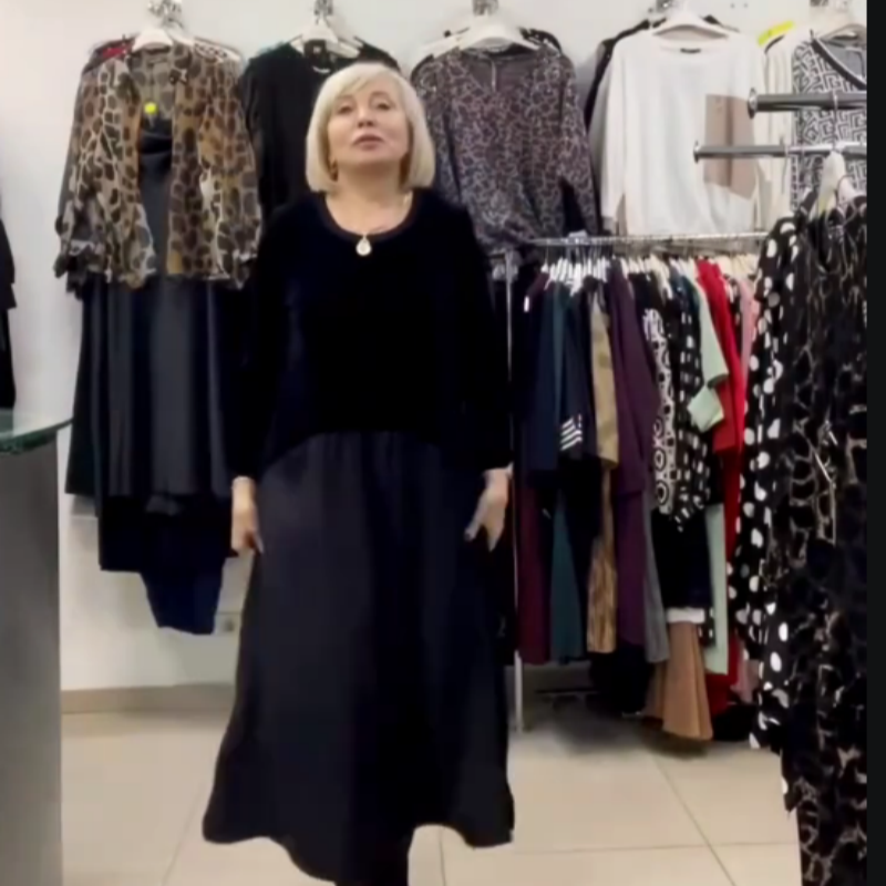 Women's Casual Fashion Patchwork Dress