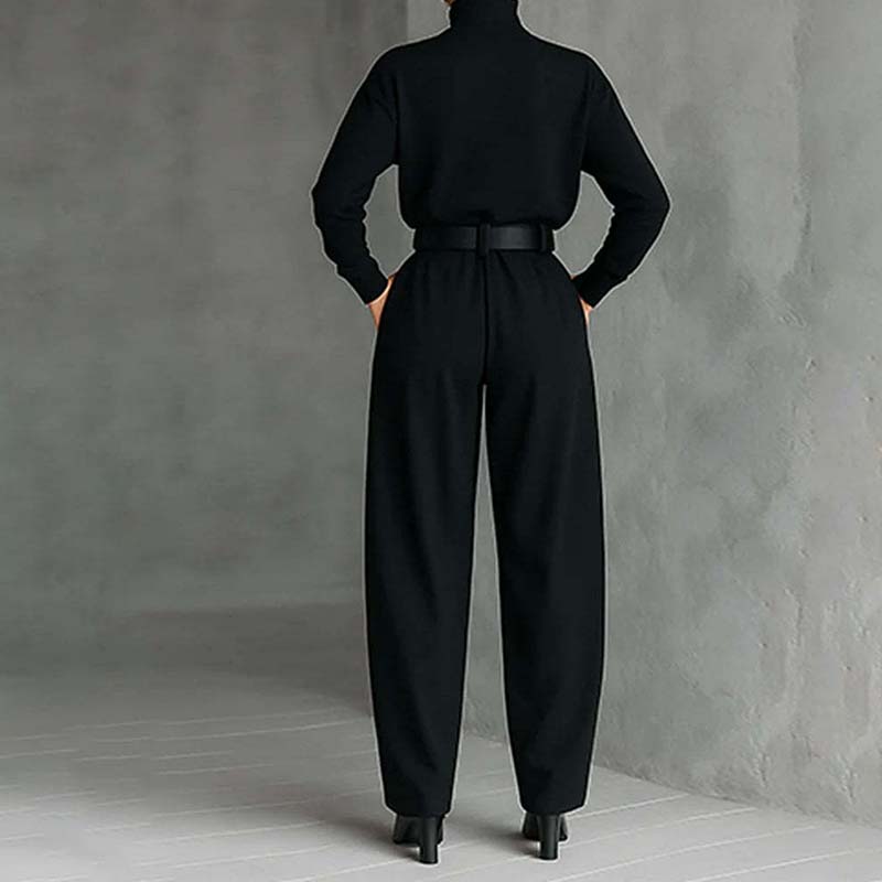 ⏳Limited-time 49% off⏰Women’s Elegant Turtleneck Top & High-Waist Pants Set👚👖