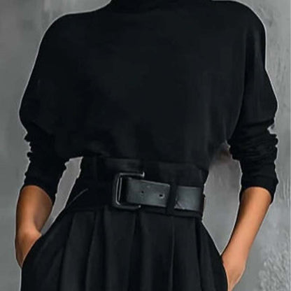 ⏳Limited-time 49% off⏰Women’s Elegant Turtleneck Top & High-Waist Pants Set👚👖