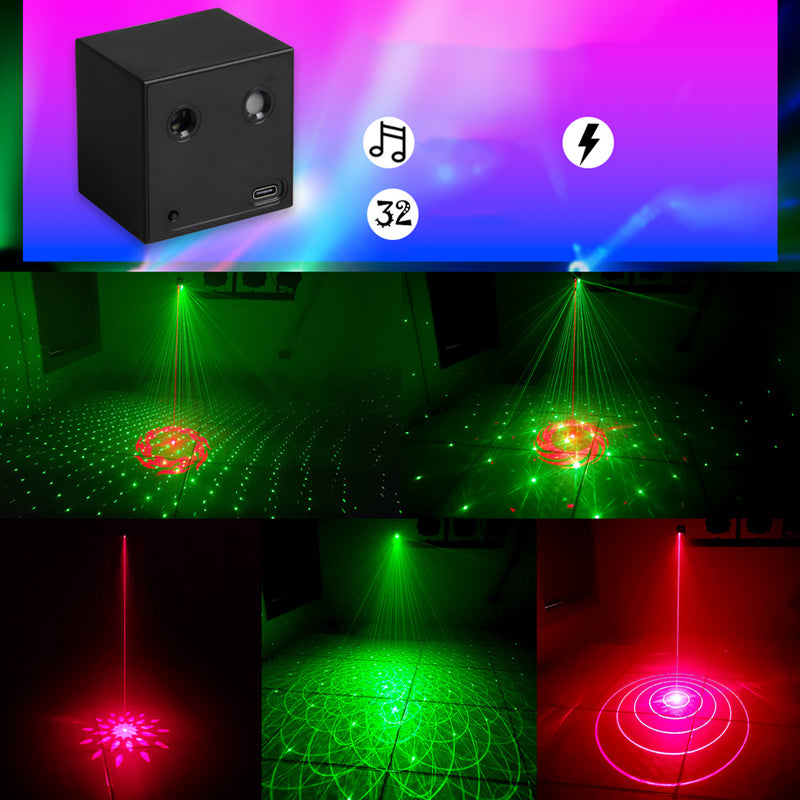 Rechargeable & Portable RGB Laser Party Light