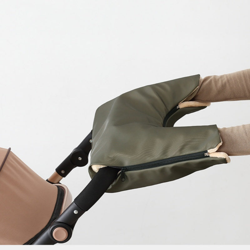 Baby Stroller Winter Warm Gloves with Phone Pocket
