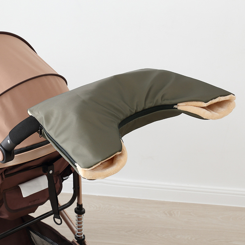 Baby Stroller Winter Warm Gloves with Phone Pocket