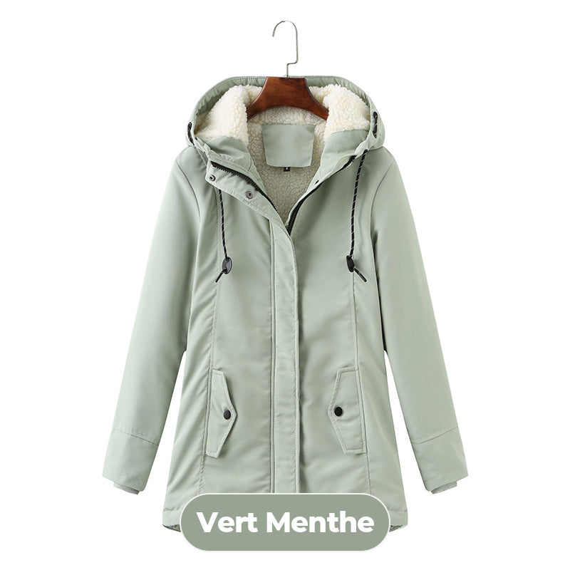 Parka à Capuche Confortable pour Femmes