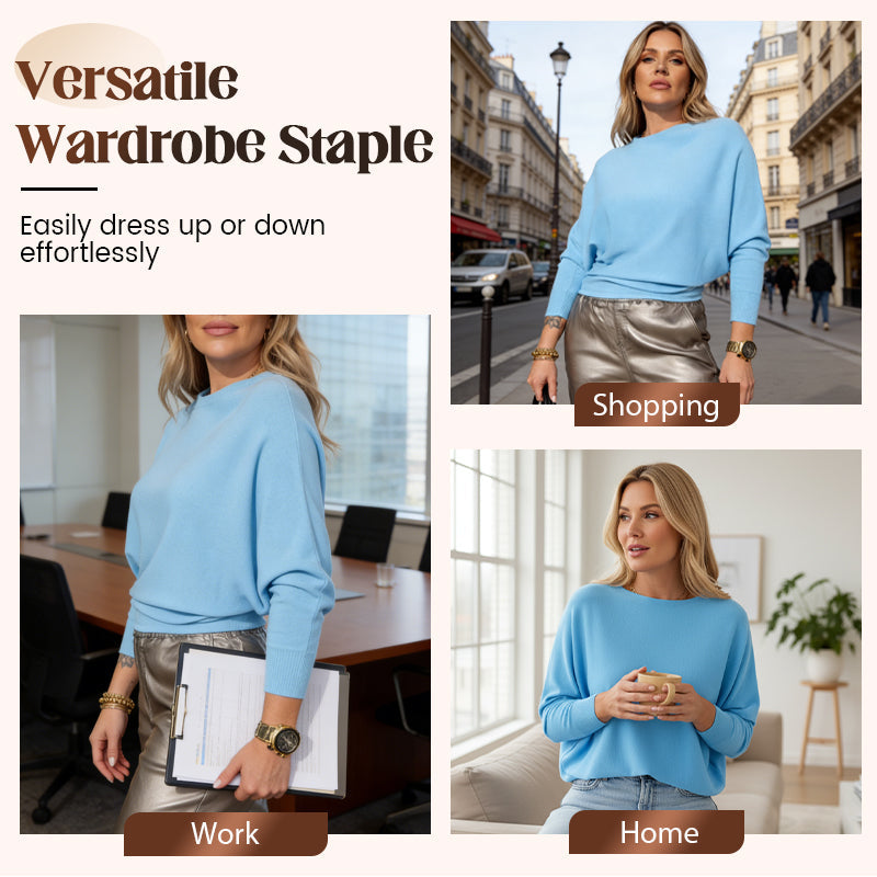 Effortless Chic Soft Top with Dolman Sleeve