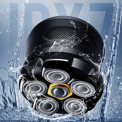 6D Waterproof Head Shaver Kit for Bald Men