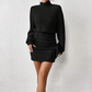 Women's Ruched Knit Bodycon Dress