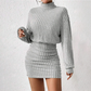 Women's Ruched Knit Bodycon Dress