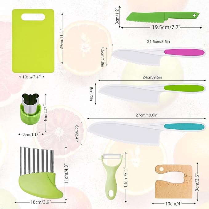 🎁Christmas Hot Sale🎁SafeSlice Kiddo safe kitchen set