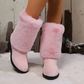 Women’s Fashion Mid-Calf Boots with Plush Cuff