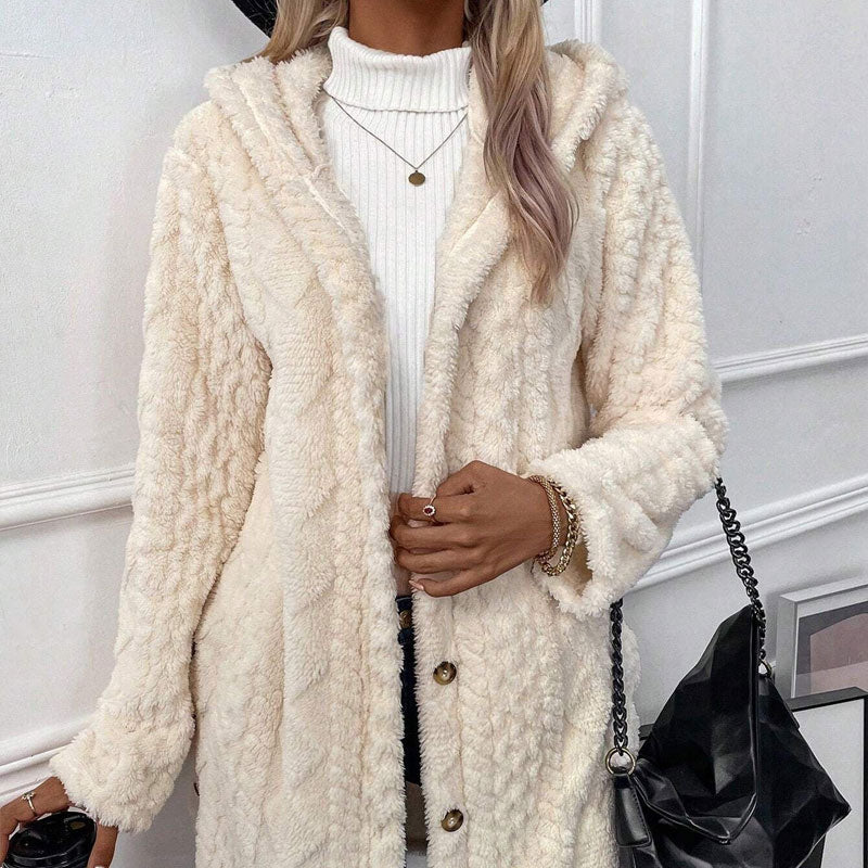 ⏳Limited-time offer: 49% off⏰Diamond-patterned women's warm hooded outerwear🎁