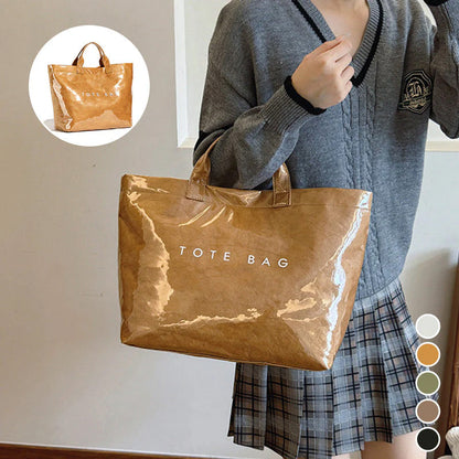 👜Women's Retro Letters Print Tote Bag