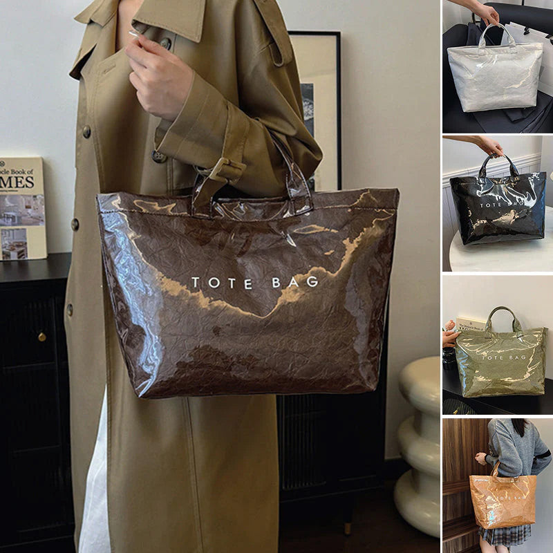 👜Women's Retro Letters Print Tote Bag