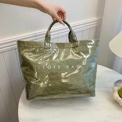 👜Women's Retro Letters Print Tote Bag