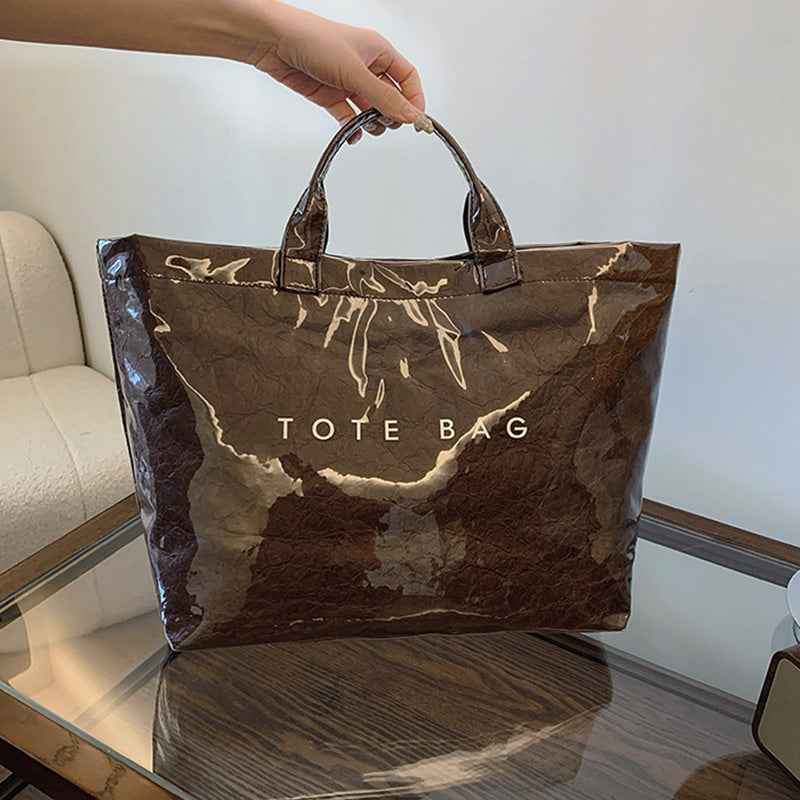 👜Women's Retro Letters Print Tote Bag