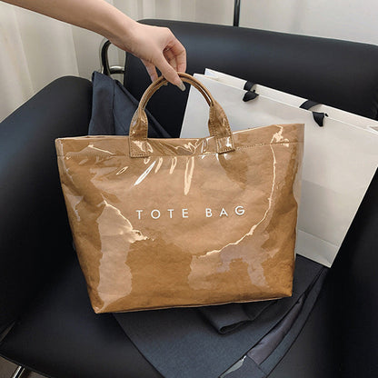 👜Women's Retro Letters Print Tote Bag