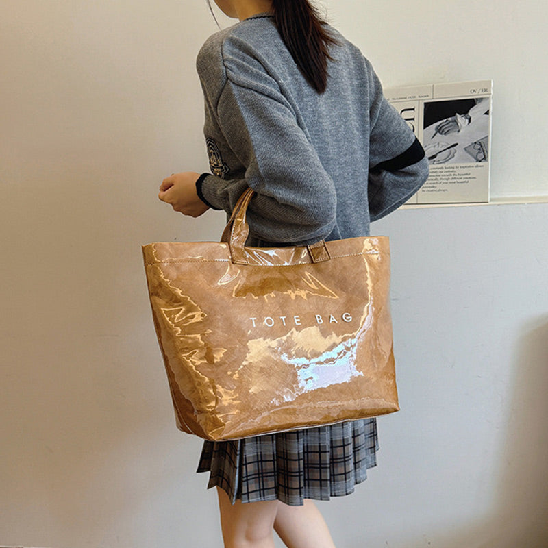 👜Women's Retro Letters Print Tote Bag