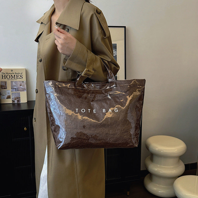 👜Women's Retro Letters Print Tote Bag