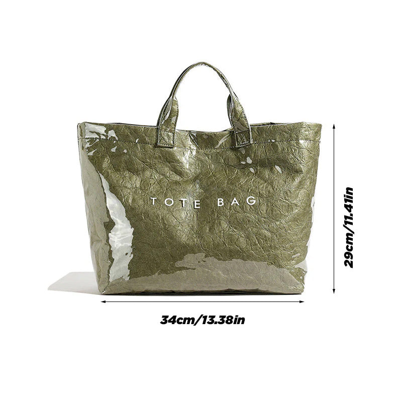 👜Women's Retro Letters Print Tote Bag