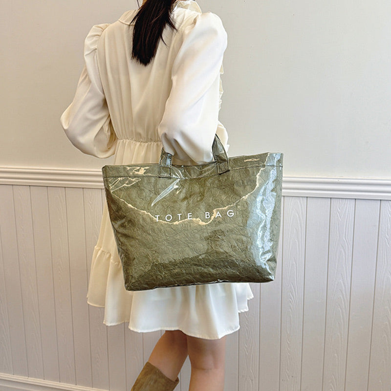 👜Women's Retro Letters Print Tote Bag