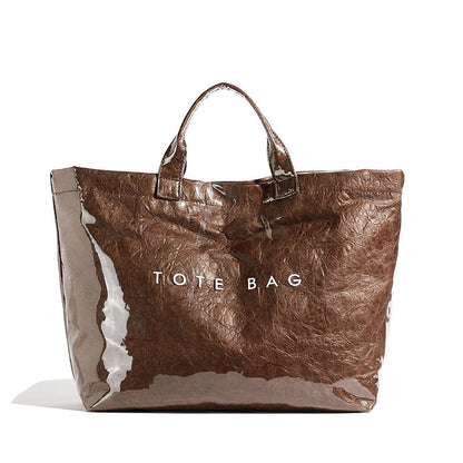 👜Women's Retro Letters Print Tote Bag