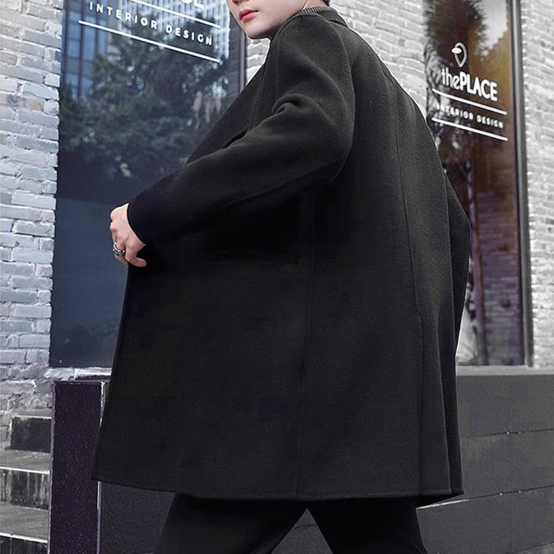 Versatile and Cozy Tweed Coat for Men