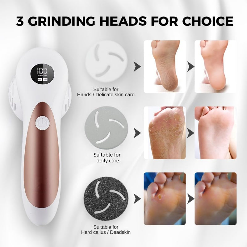 Washable Electric Foot Callus Remover with Vacuum